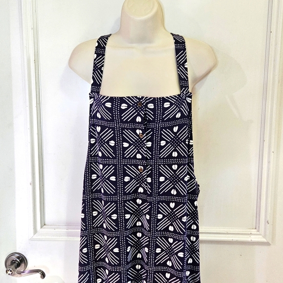 ade + ayo Purple/White Multi-Color Geometric Print Jumpsuit, Size XXL - Picture 6 of 15